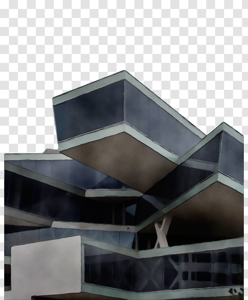 Architecture Brutalist Daylighting Building Facade - Concrete Steel Transparent PNG
