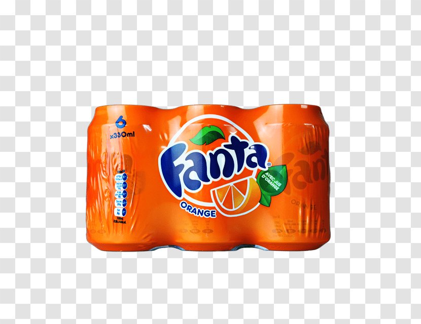 Fizzy Drinks Fanta Orange Juice Soft Drink - Carbonated Water Transparent PNG