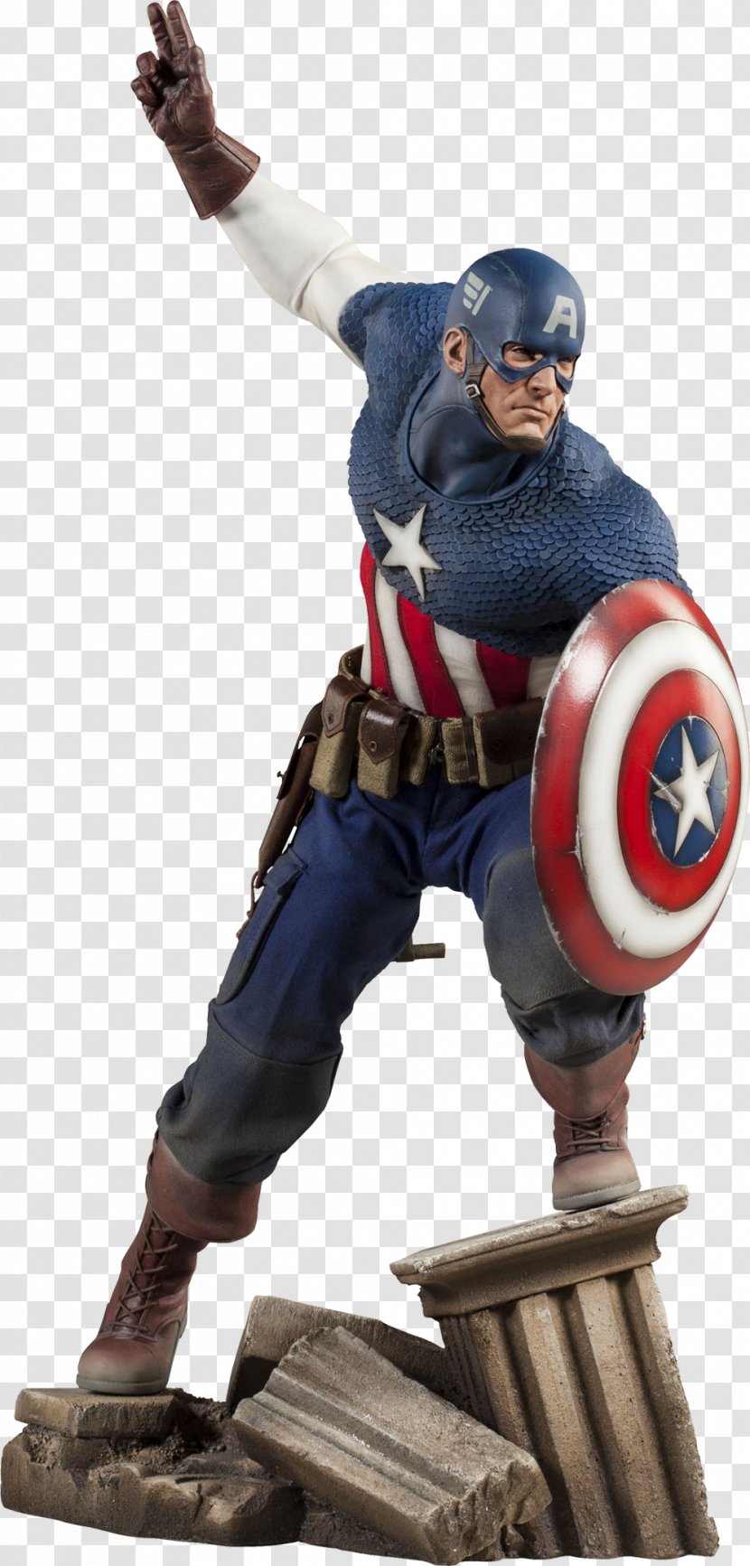 Captain America Hulk Sideshow Collectibles Marvel Comics Model Figure Transparent PNG