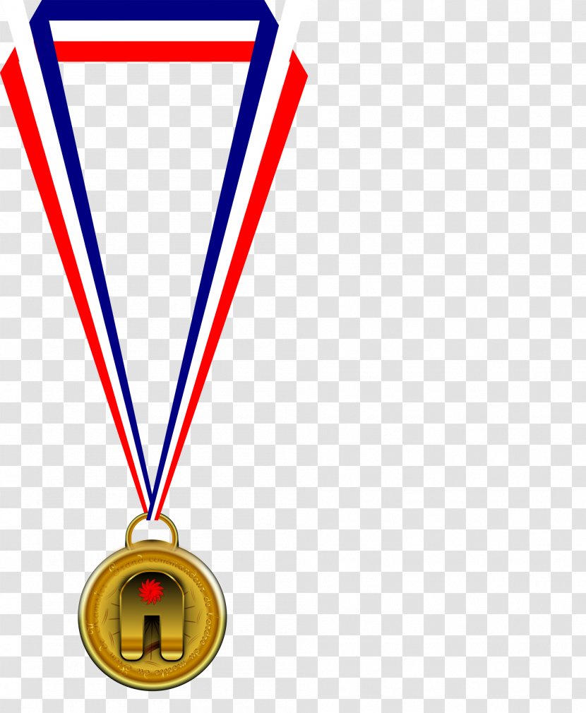 Gold Medal Olympic Clip Art - Ribbon - Hamster Transparent PNG