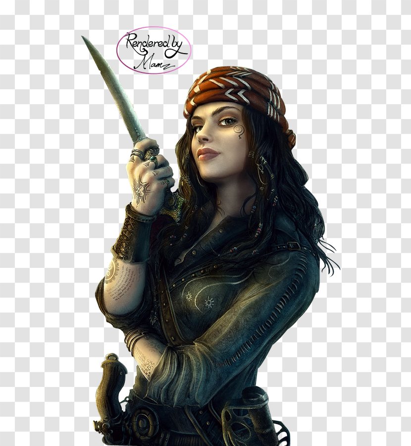 Piracy Art Pirates Of The Caribbean Online Woman - Frame Transparent PNG