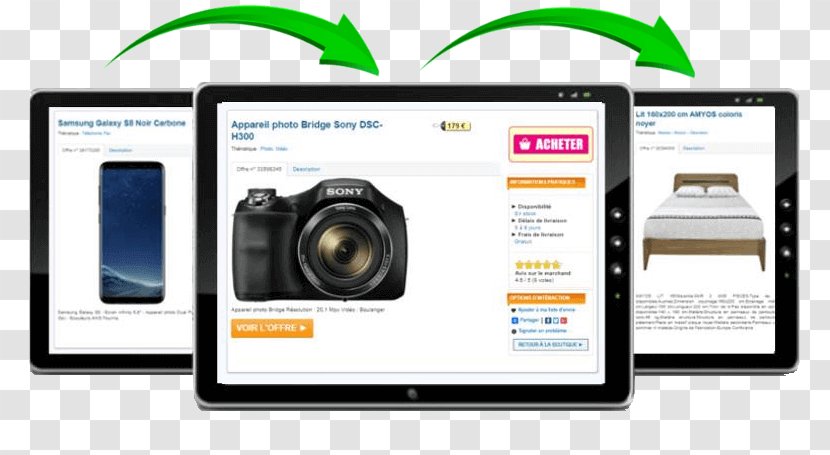 E-commerce Digital Cameras Display Advertising Electronics - Intelligent Transparent PNG