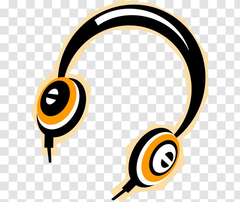 Vector Graphics Illustration Clip Art Image Headphones - Listening Device Transparent PNG