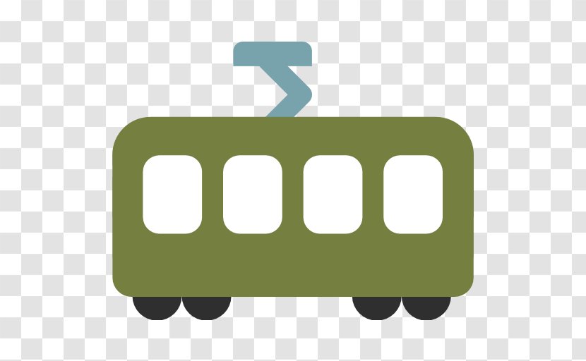 Train Tram Emoji Transport Android Marshmallow - Text Transparent PNG