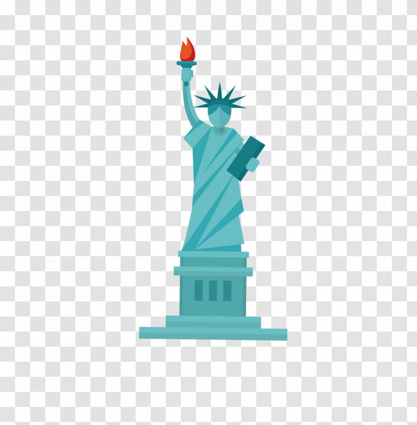 Statue Of Liberty Business Cartoon Download - Dvr Llc - Hand-painted Version The Transparent PNG