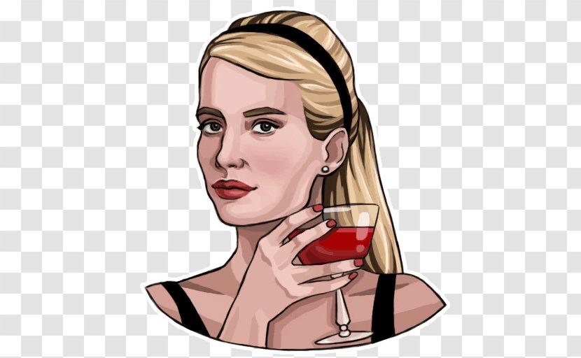 Eyebrow Cheek Forehead Chin Mouth - Flower - Emma Roberts Transparent PNG
