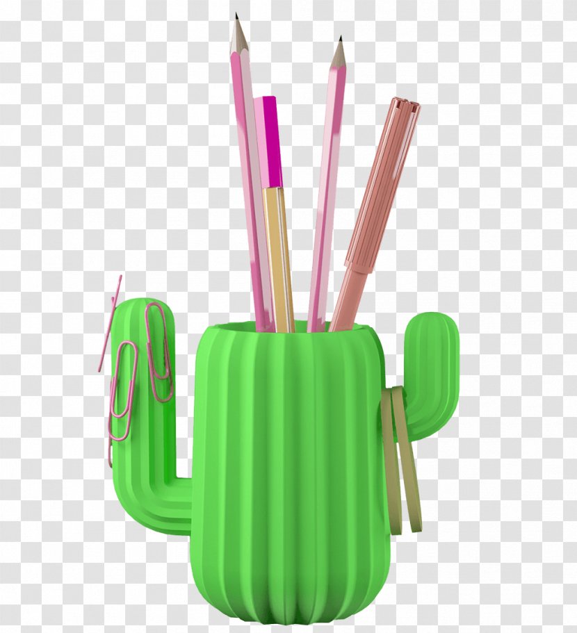 Pen & Pencil Cases Office Supplies Stationery - Cactus Transparent PNG