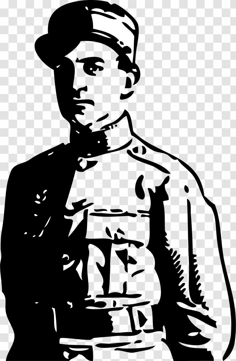 First World War Second Soldier Clip Art - Monochrome Photography - Cartoon Transparent PNG