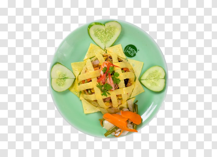 Vegetarian Cuisine Plate Recipe Garnish Vegetable - Food Transparent PNG