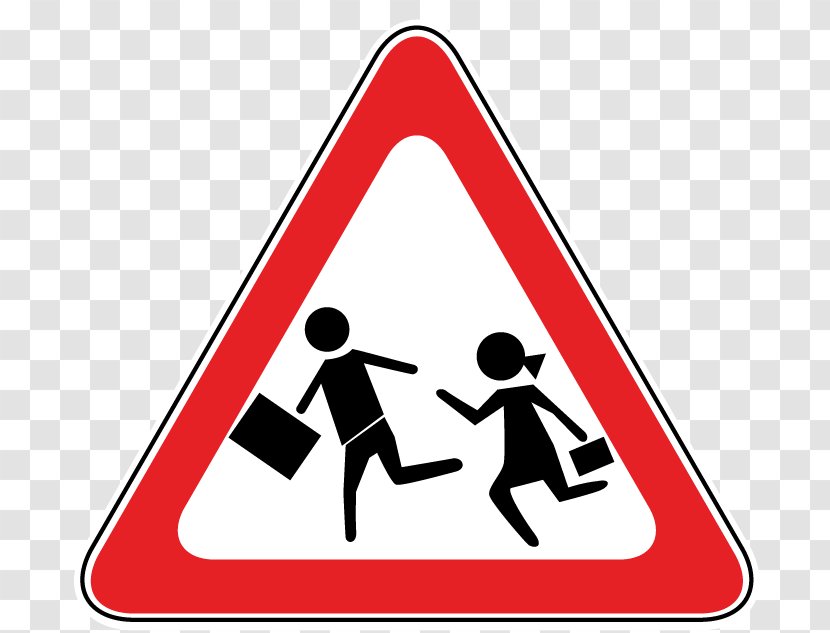 Traffic Sign Car Road Warning Transparent PNG