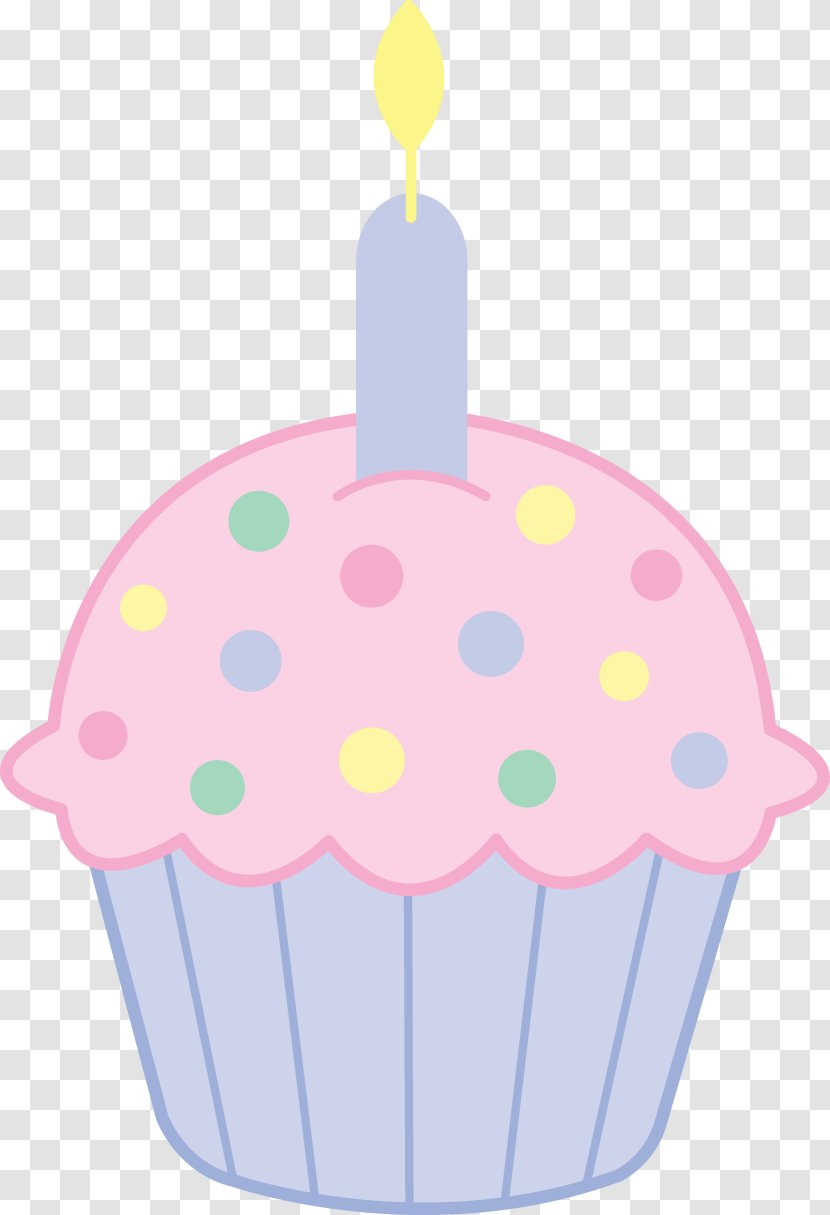 Cupcake Birthday Cake Frosting & Icing Bakery Clip Art - Food - Candle Cliparts Transparent PNG
