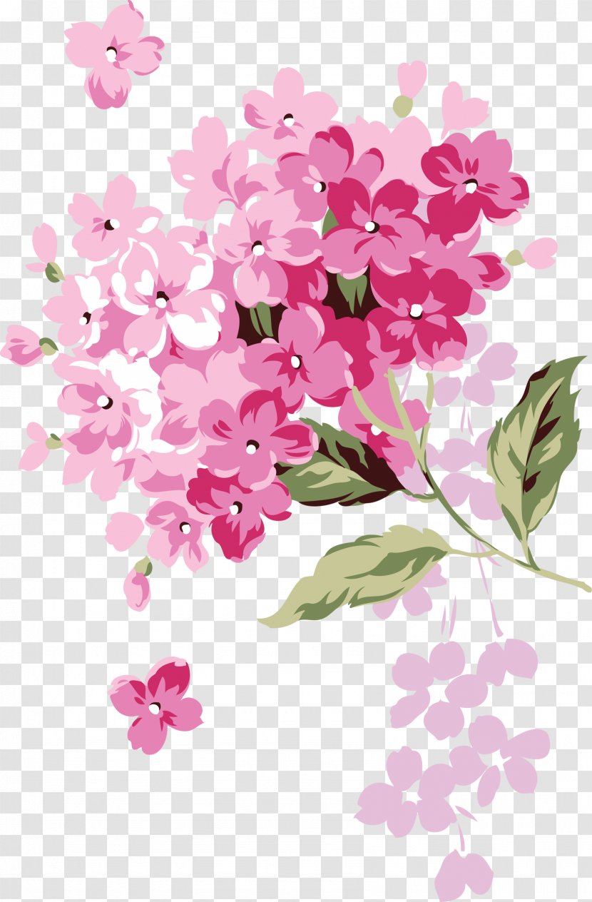 Flower Wallpaper - Lilac Transparent PNG