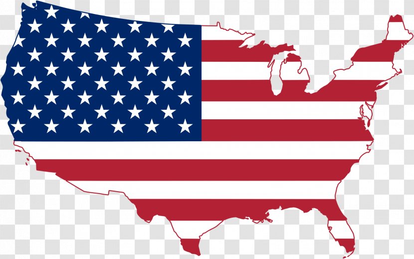 Flag Of The United States Map National - Stock Photography Transparent PNG