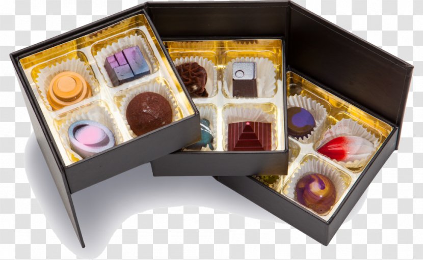 Praline Petit Four - Box - Dark Chocolate Transparent PNG