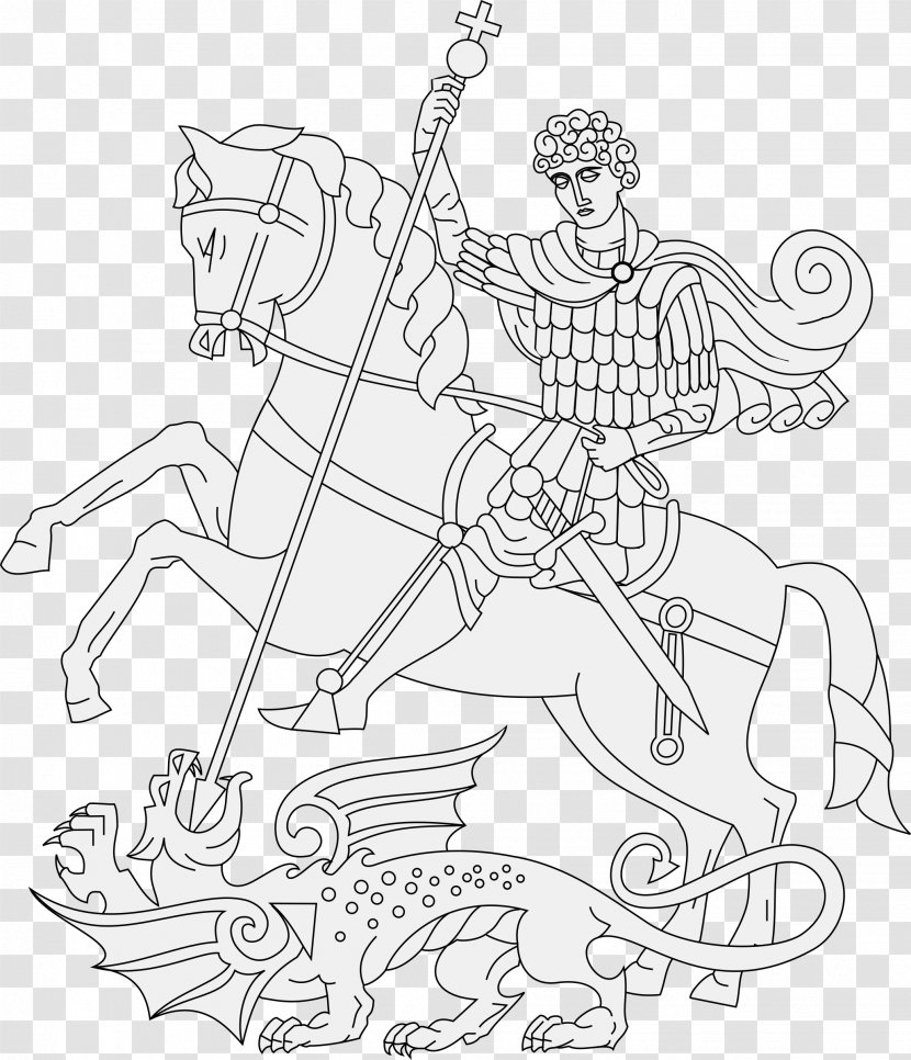 Dragons Coloring Books Saint George And The Dragon Drawing Transparent PNG