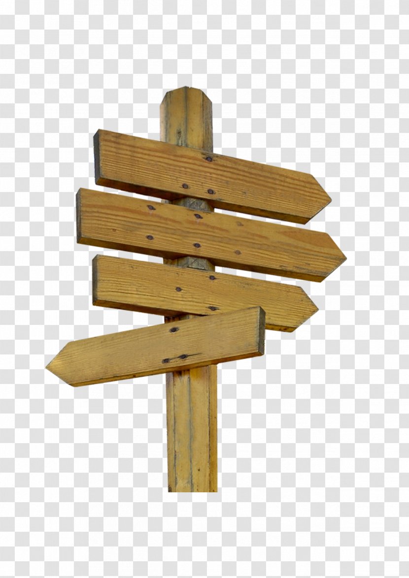 Sign - Direction Position Or Indication - Wood Signs Transparent PNG