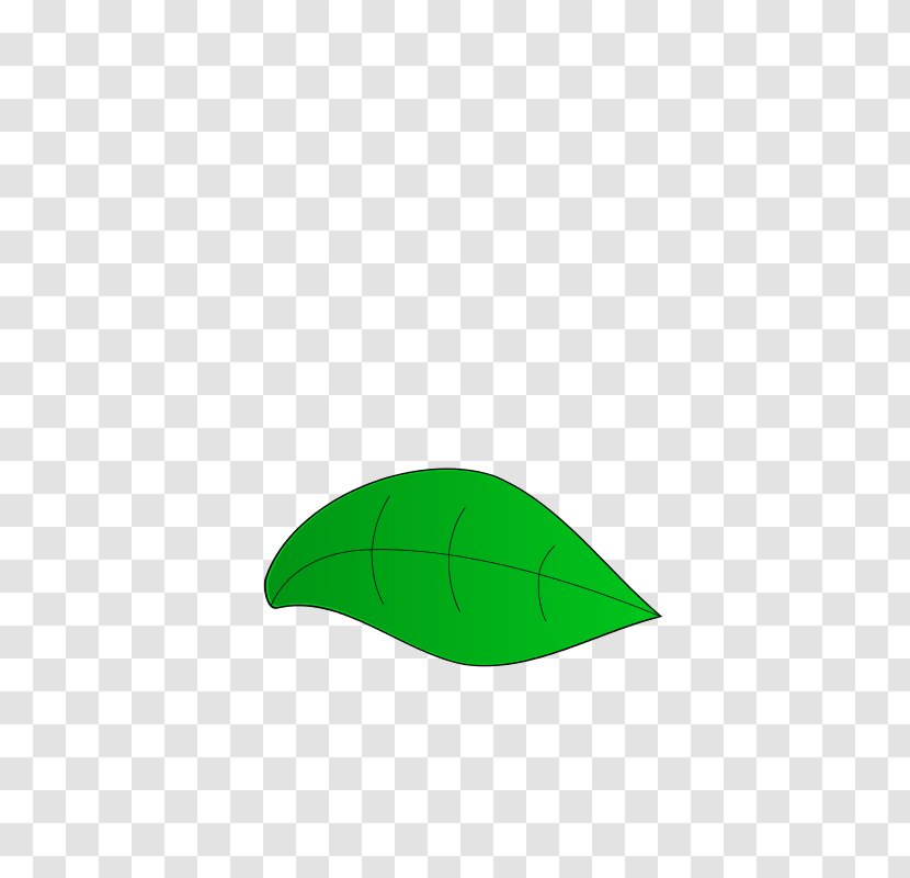 Leaf Line Angle - Green Transparent PNG