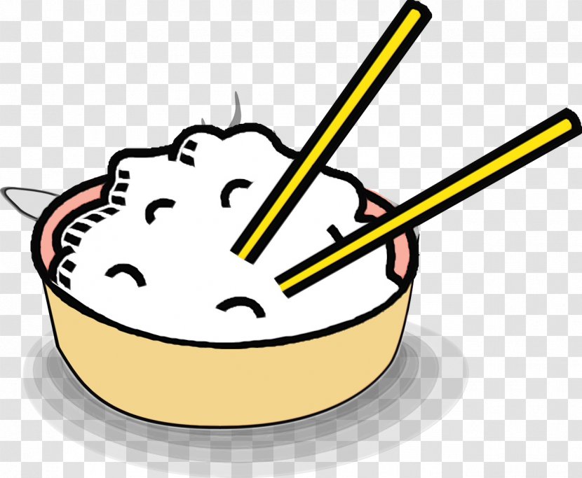 Clip Art Vector Graphics Openclipart Rice - Bowl - Cooked Transparent PNG