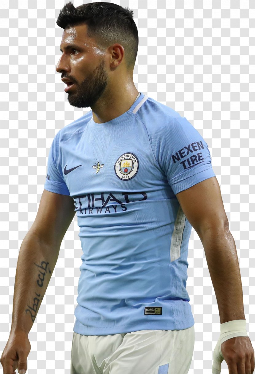 Sergio Agüero Manchester City F.C. Jersey Football Player - Sportswear - Aguero Transparent PNG