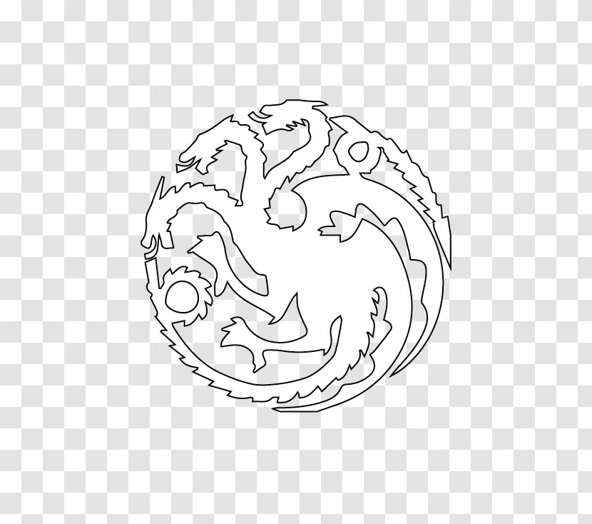 Daenerys Targaryen House Stencil Pumpkin Drawing - Watercolor Transparent PNG
