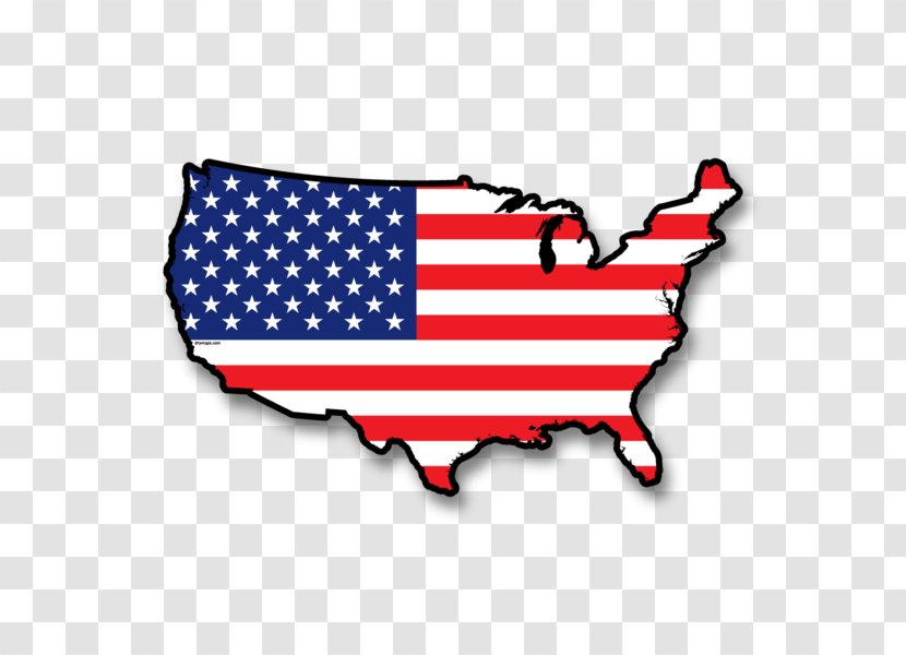 Flag Of The United States Map Germany - American Transparent PNG