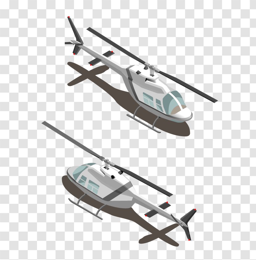 Helicopter Rotor - Flat Vector Transparent PNG