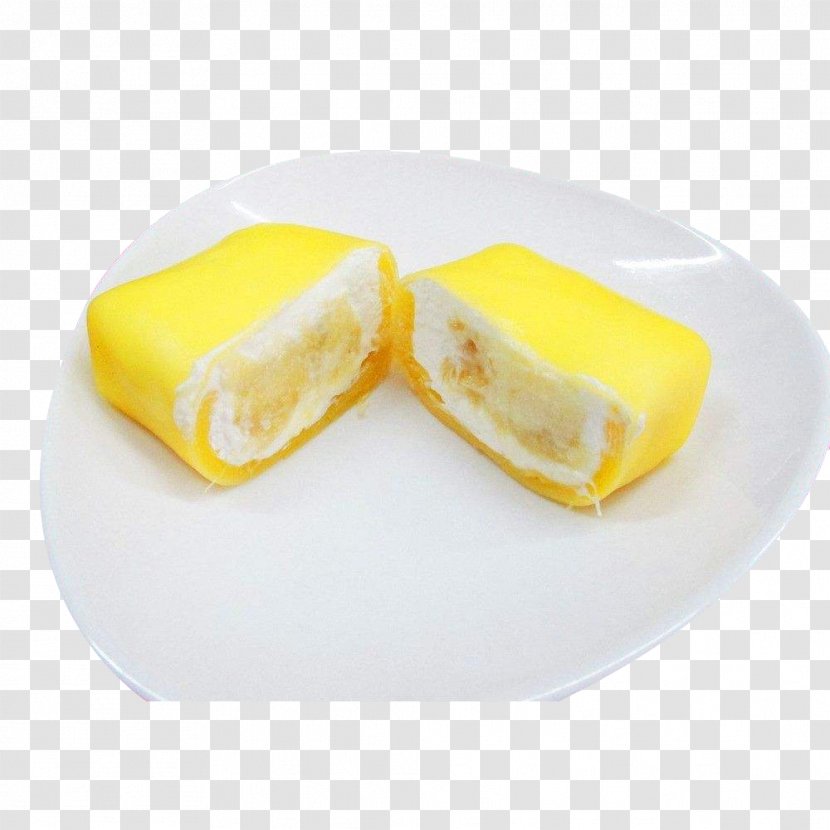 Taiwan Cream Crxeape Durian Fruit - A Plate Of Pie Transparent PNG