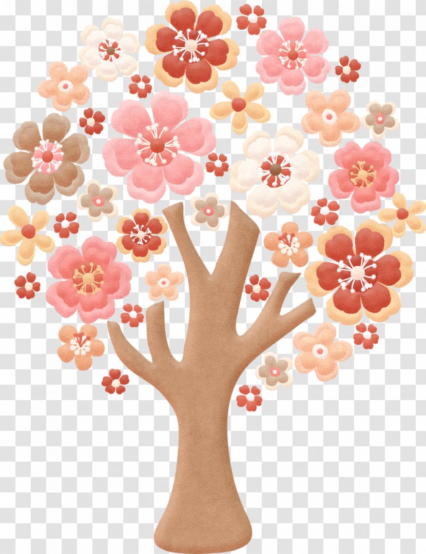 Cherry Blossom Tree Drawing - Peach Spring Transparent PNG