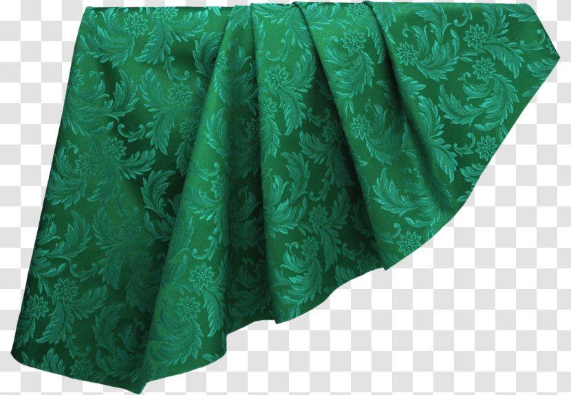 Silk Green Textile Brocade - Design Transparent PNG