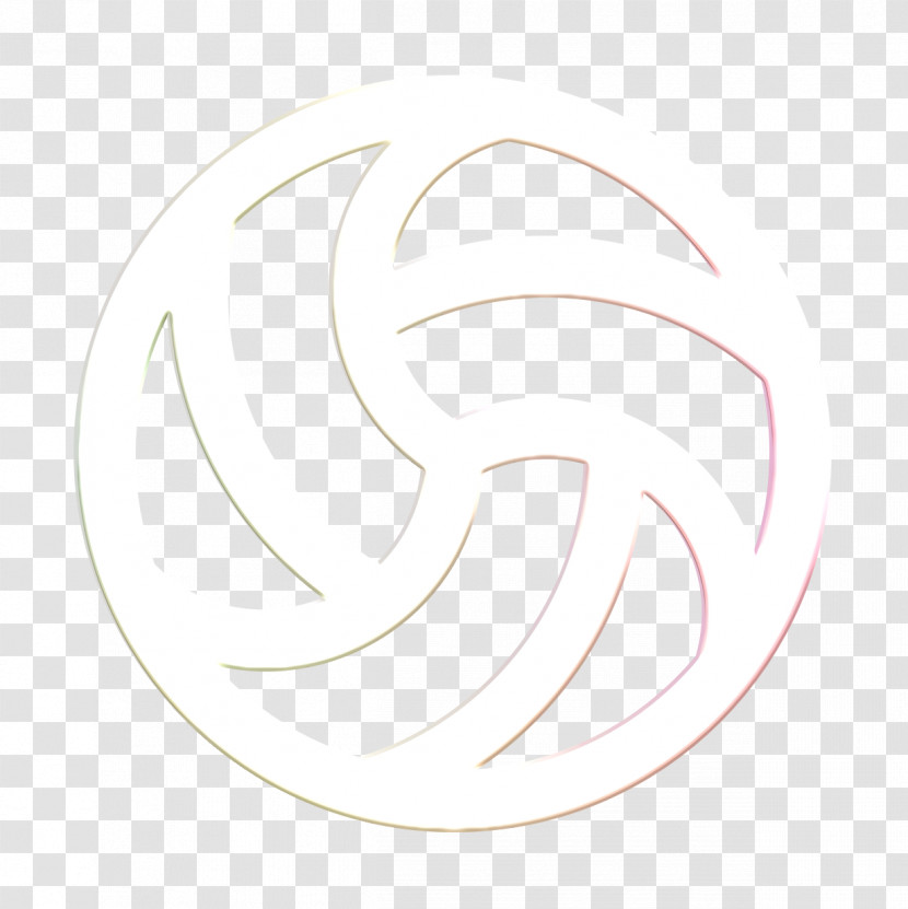 Summer Party Icon Volleyball Icon Sports And Competition Icon Transparent PNG