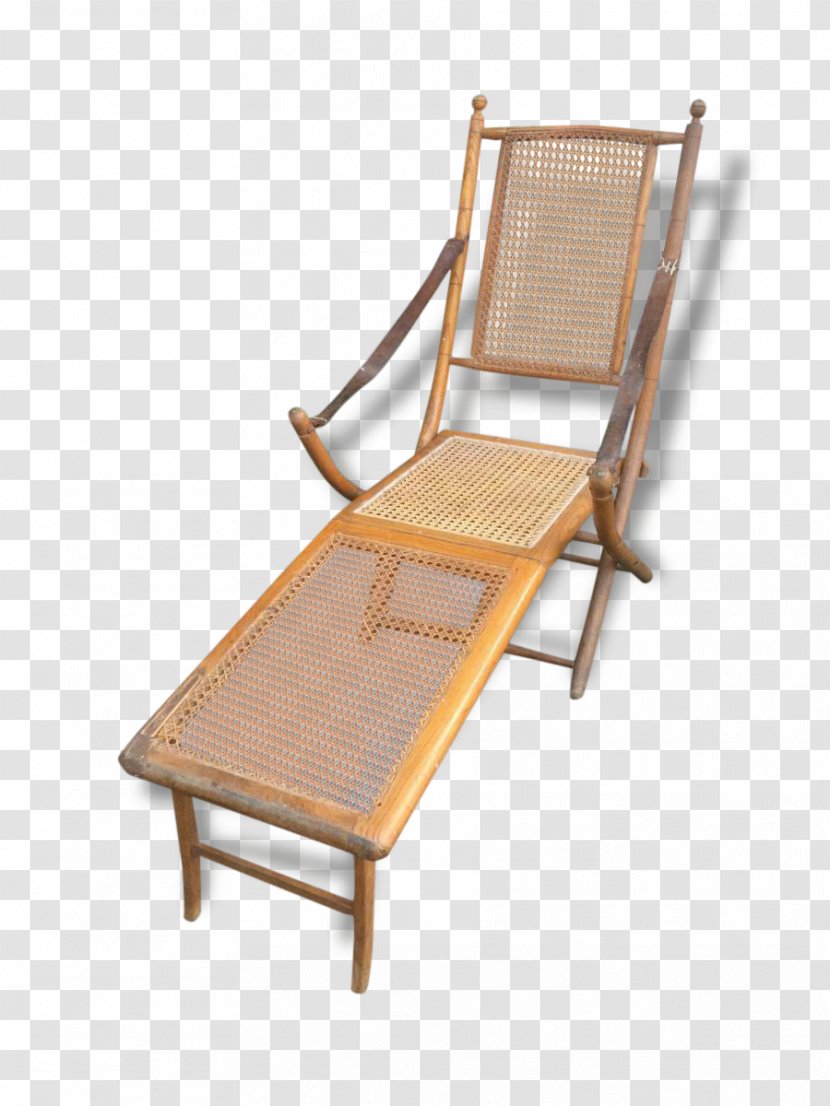 Table Chair Chaise Longue Wicker Caning - Rattan Transparent PNG