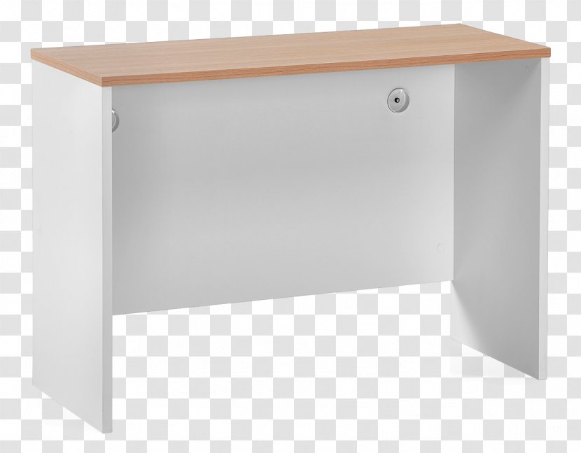 Table White Drawer Study Desk - Furniture Transparent PNG