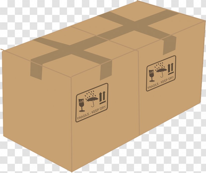 Cardboard Box Clip Art - Package Delivery Transparent PNG