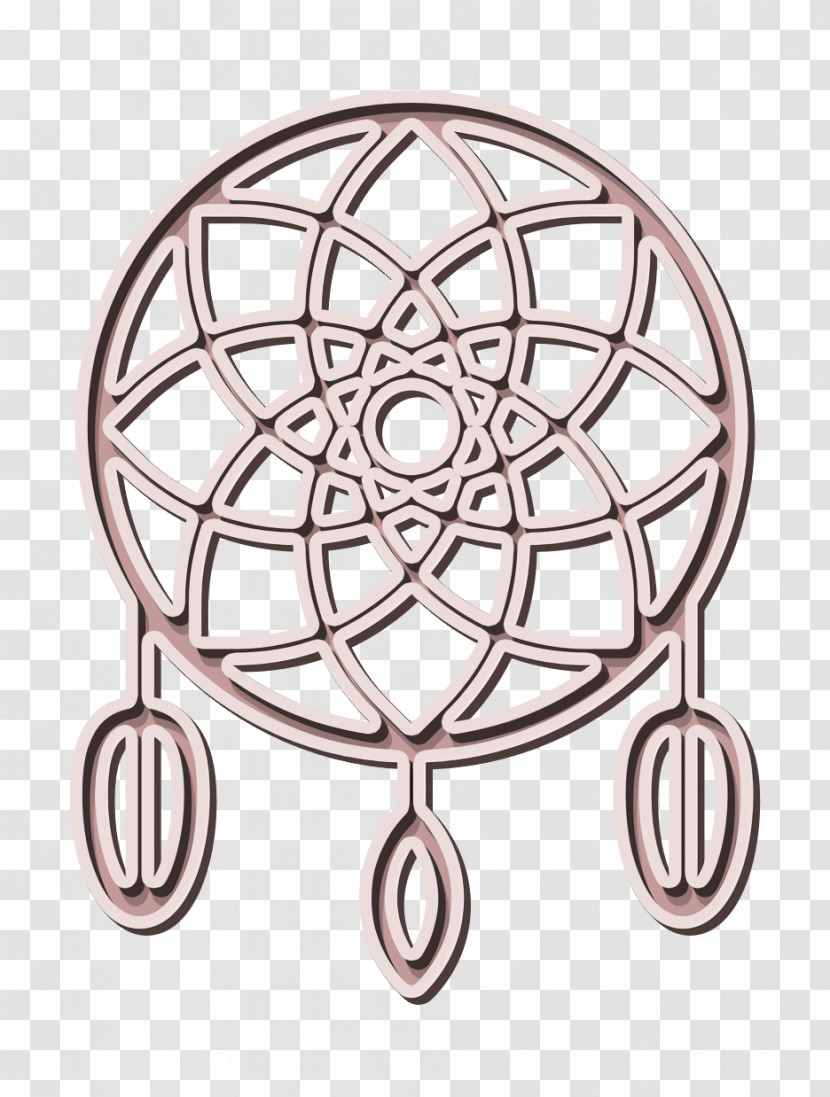Indian Icon Dream Catcher Icon American Indigenous Signals Icon Transparent PNG
