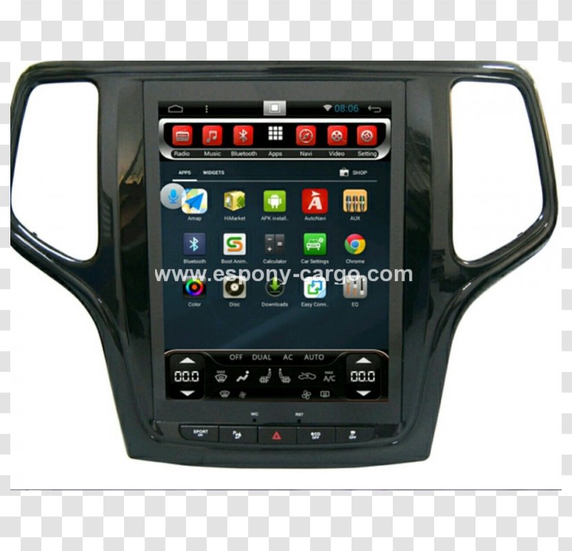 Jeep Grand Cherokee Liberty GPS Navigation Systems Car - Dodge Transparent PNG