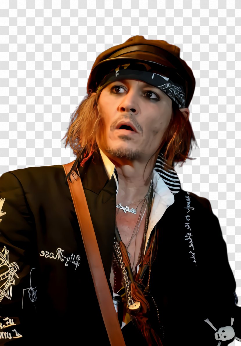 Music Cartoon - Johnny Depp - Singer Artist Transparent PNG