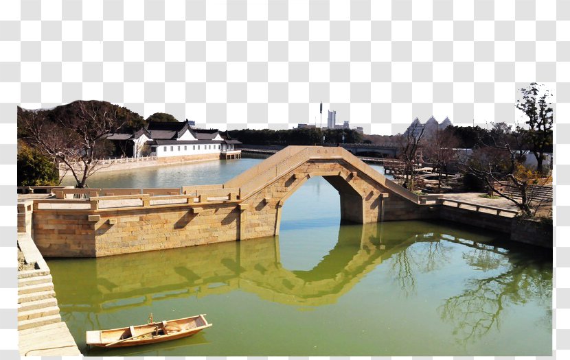 Guangfulin Ancient Town Sijing U67abu6cfeu53e4u9547 Building Architectural Engineering - Bridge - Shanghai Construction Second Transparent PNG