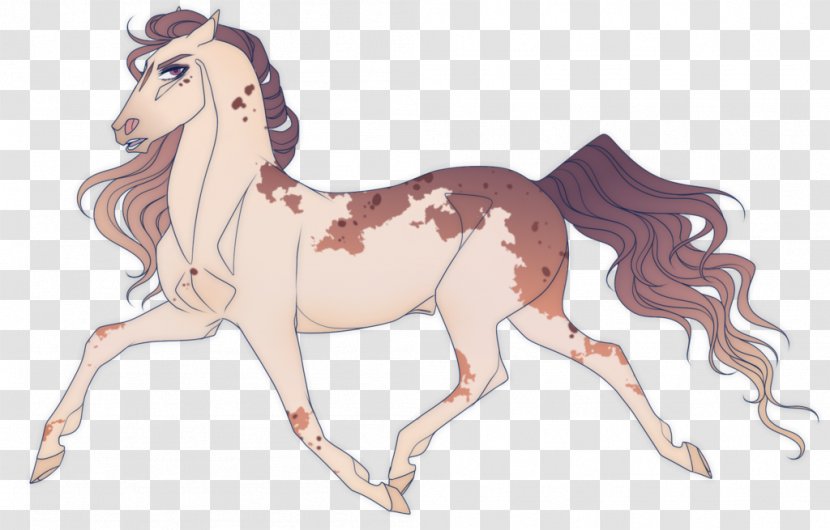 Mane Pony Digital Art Stallion - Fictional Character - Mustang Transparent PNG