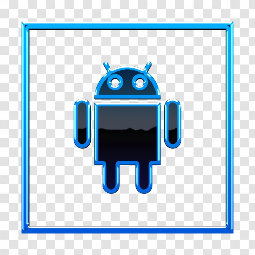 Android Icon Logo Media - Electric Blue Technology Transparent PNG
