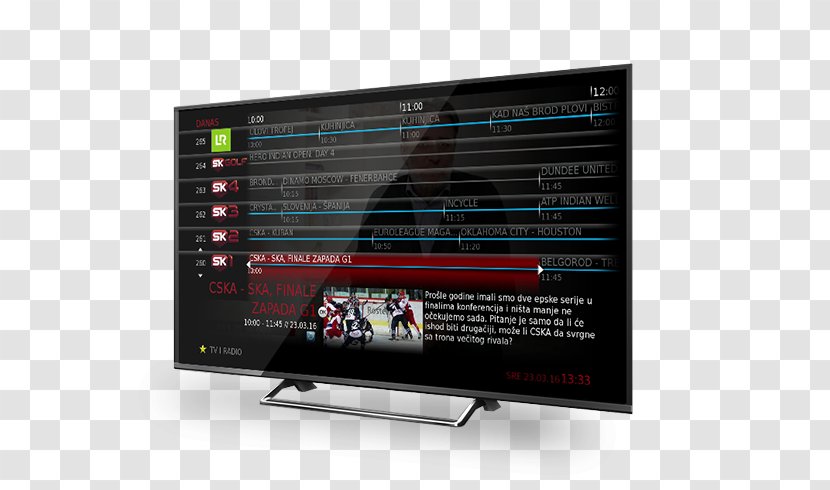 LED-backlit LCD Television Computer Monitors Multimedia Liquid-crystal Display - Advertising Transparent PNG
