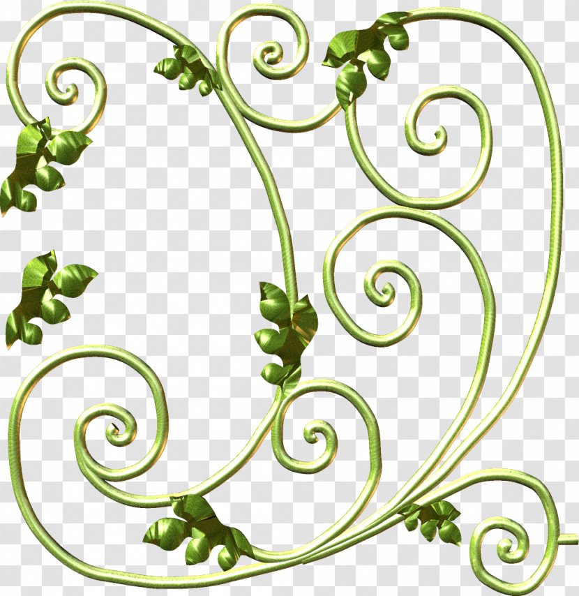 Floral Design Leaf Body Jewellery Plant Stem - Garden Elements Transparent PNG