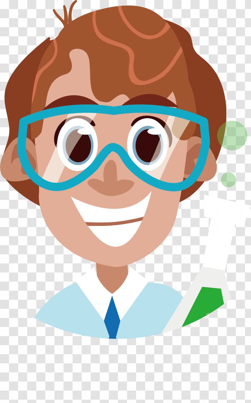 Laboratory Icon - Boy - Scientist Head Transparent PNG