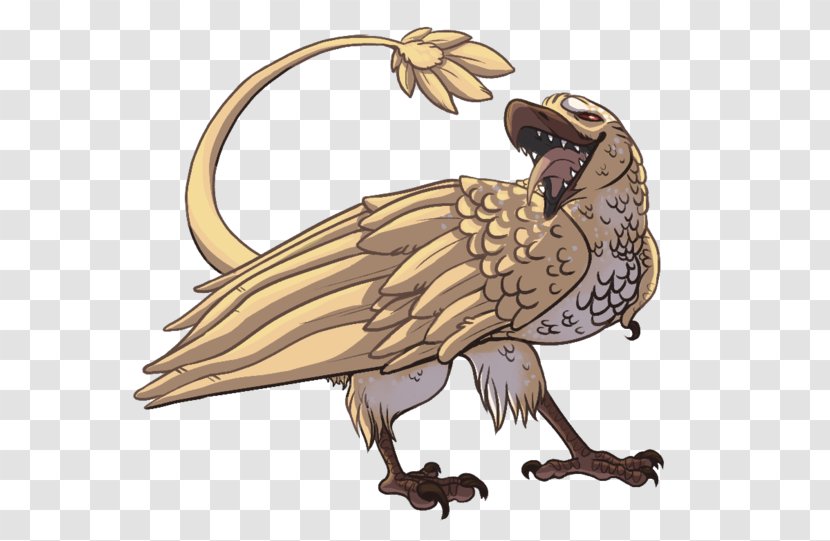 Bird Of Prey Beak Feather - Mythical Creature Transparent PNG