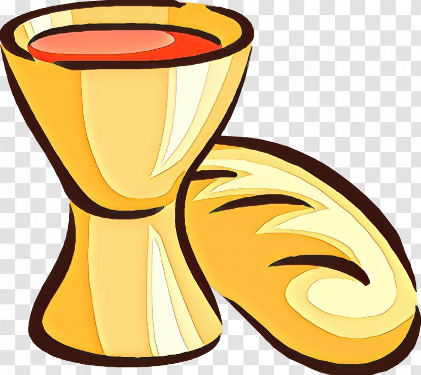 Clip Art Eucharist Sacramental Bread Free Content First Communion - Yellow Transparent PNG