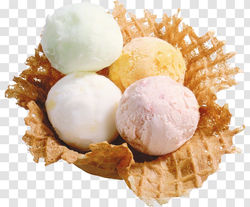 Ice Cream Smoothie Gelato Cafe - Soft Serve - Four Balls Transparent PNG