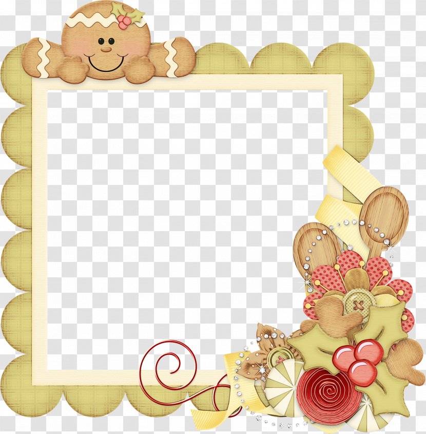 Christmas Gingerbread Man - Biscuits - Interior Design Heart Transparent PNG