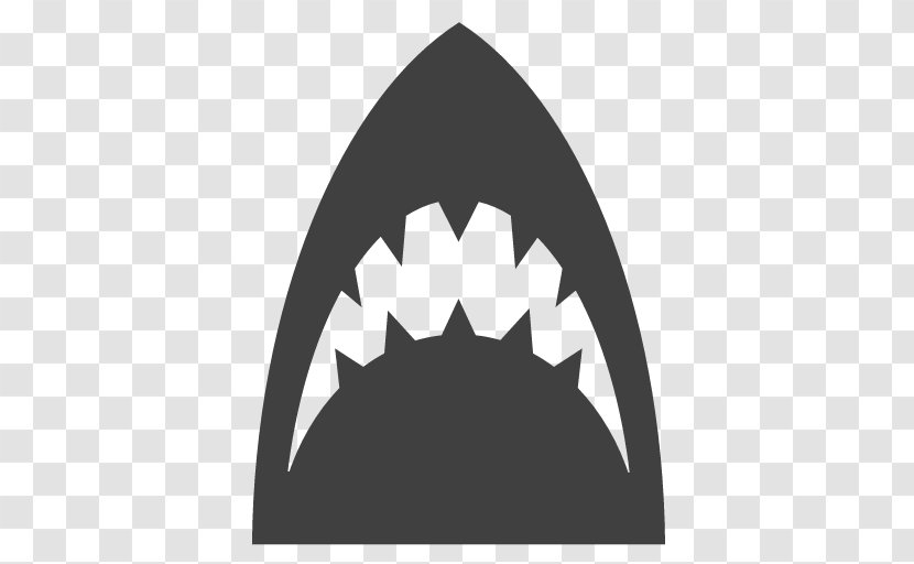 Shark Jaws Great White - Watercolor Transparent PNG
