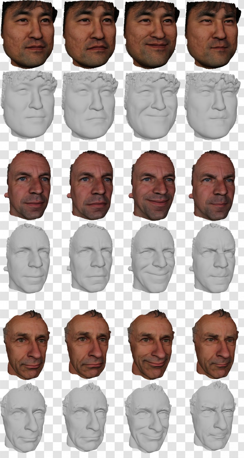 Face Facial Expression 3D Modeling Computer Graphics Animation - Thesis Transparent PNG
