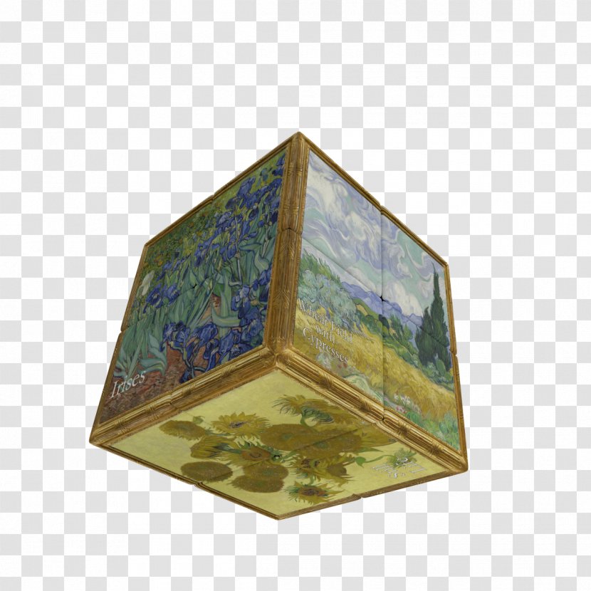 V-Cube 7 Jigsaw Puzzles Sudoku Cube - Color - Van Gogh Transparent PNG