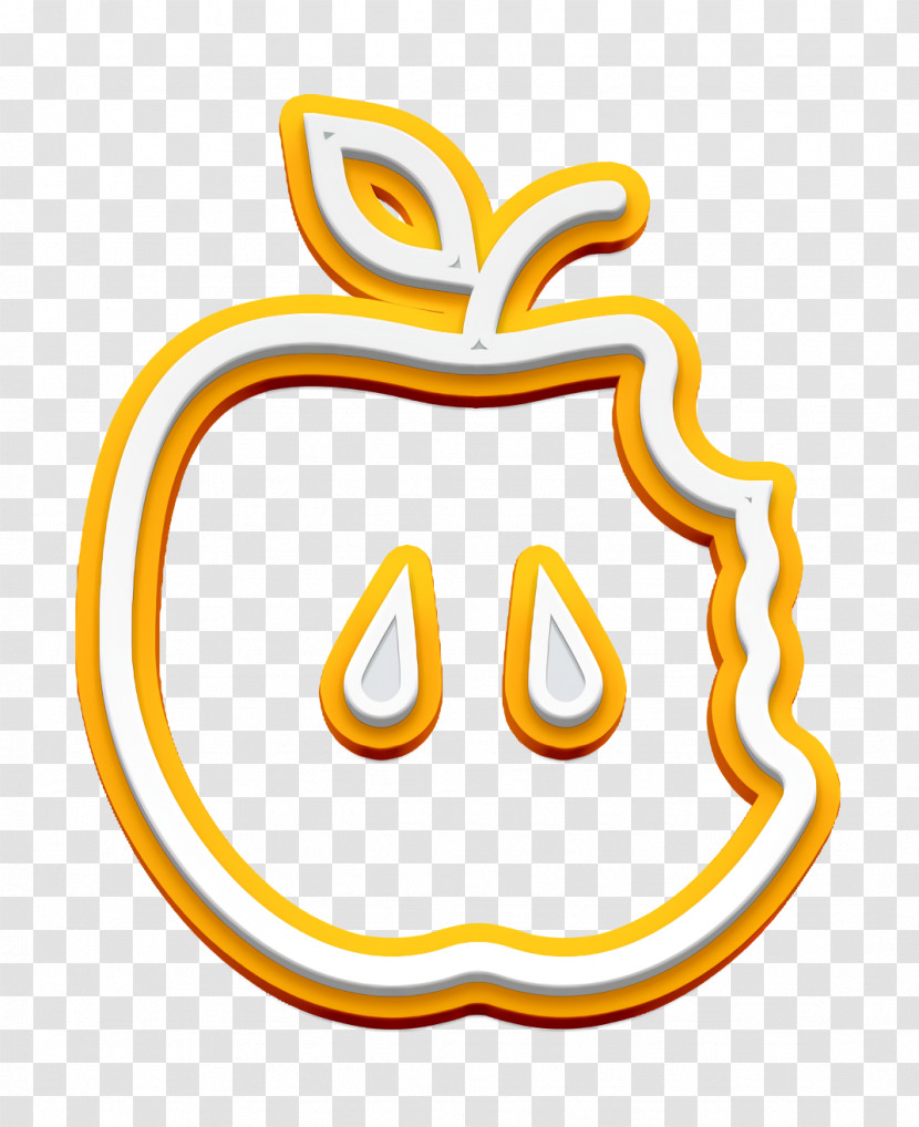 Gastronomy Icon Apple Icon Eaten Icon Transparent PNG